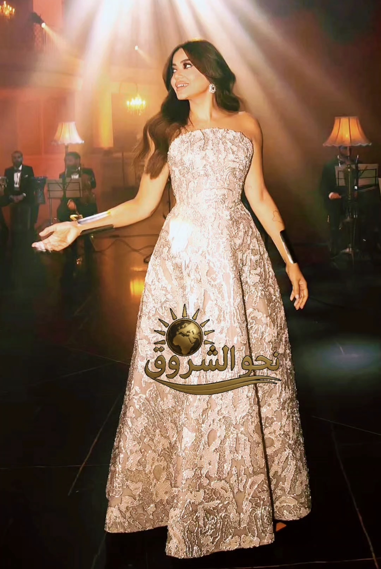 إطلالة مميزة للفنانة رحمة رياض من برنامج ذفویس the voice