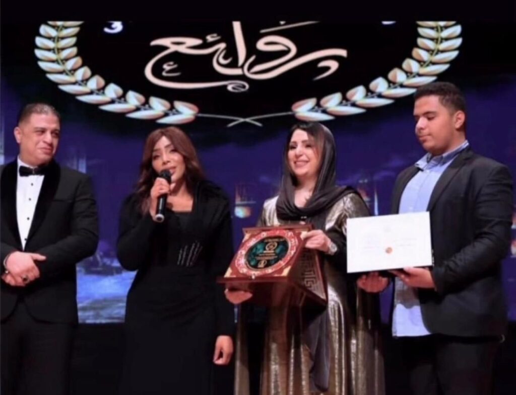 img-20251225-wa00092030599208923702641-1024x785 اختيار الإعلامية نيدا زريق كأفضل شخصية إبداعية لخدمة الإنسانية في مهرجان «روائع» الدولي بالقاهرة